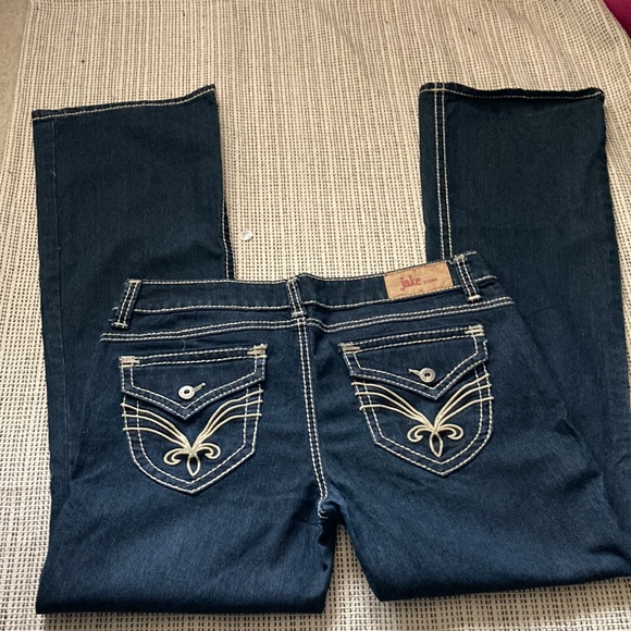 Jake Jeans Blue Denim Boot Cut Size 13 - Picture 3 of 11